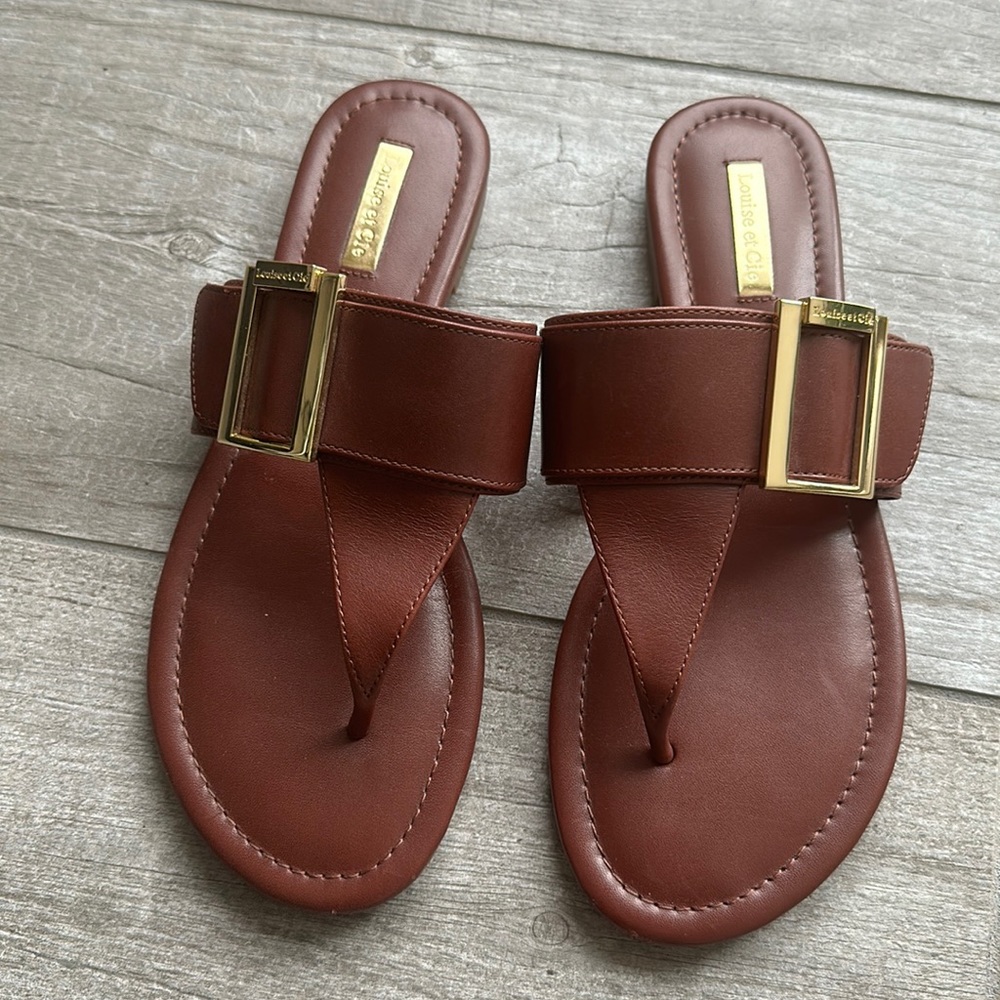 Louise et Cie dark brown sandal size 8.5